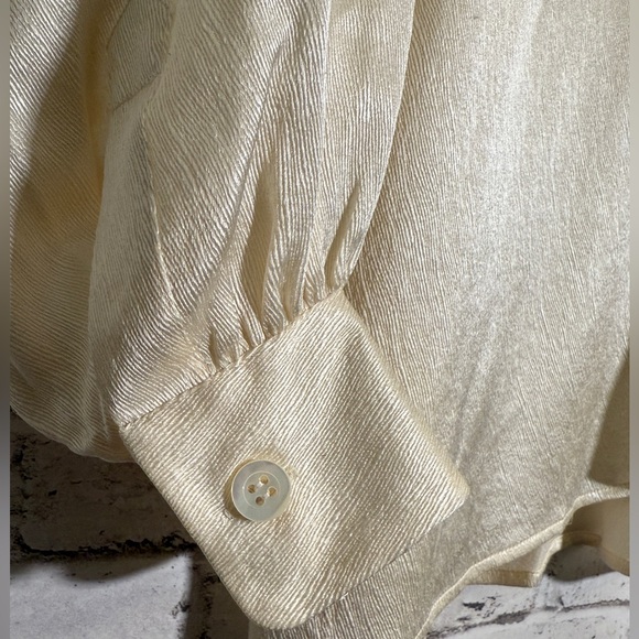 Vintage Yves Saint Laurent Rive Gauche Button-Up Top - Picture 4 of 11